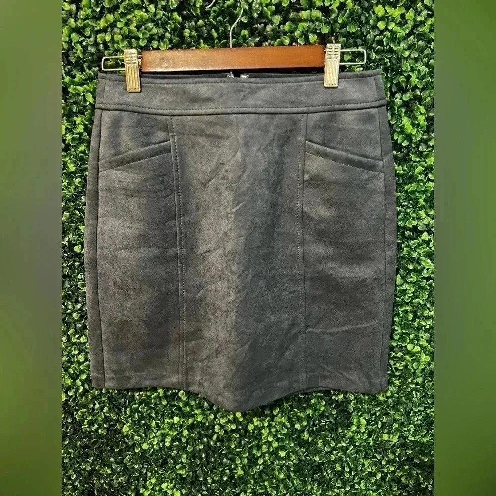 Loft Suede Skirt - 0P NWT - Picture 1 of 6